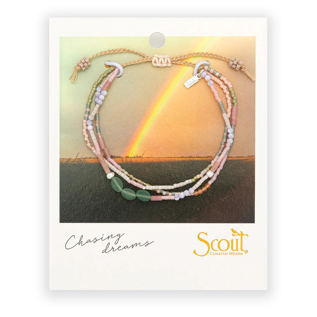 Mixed Media Bracelet | Optimism: Green Aventurine/Silver