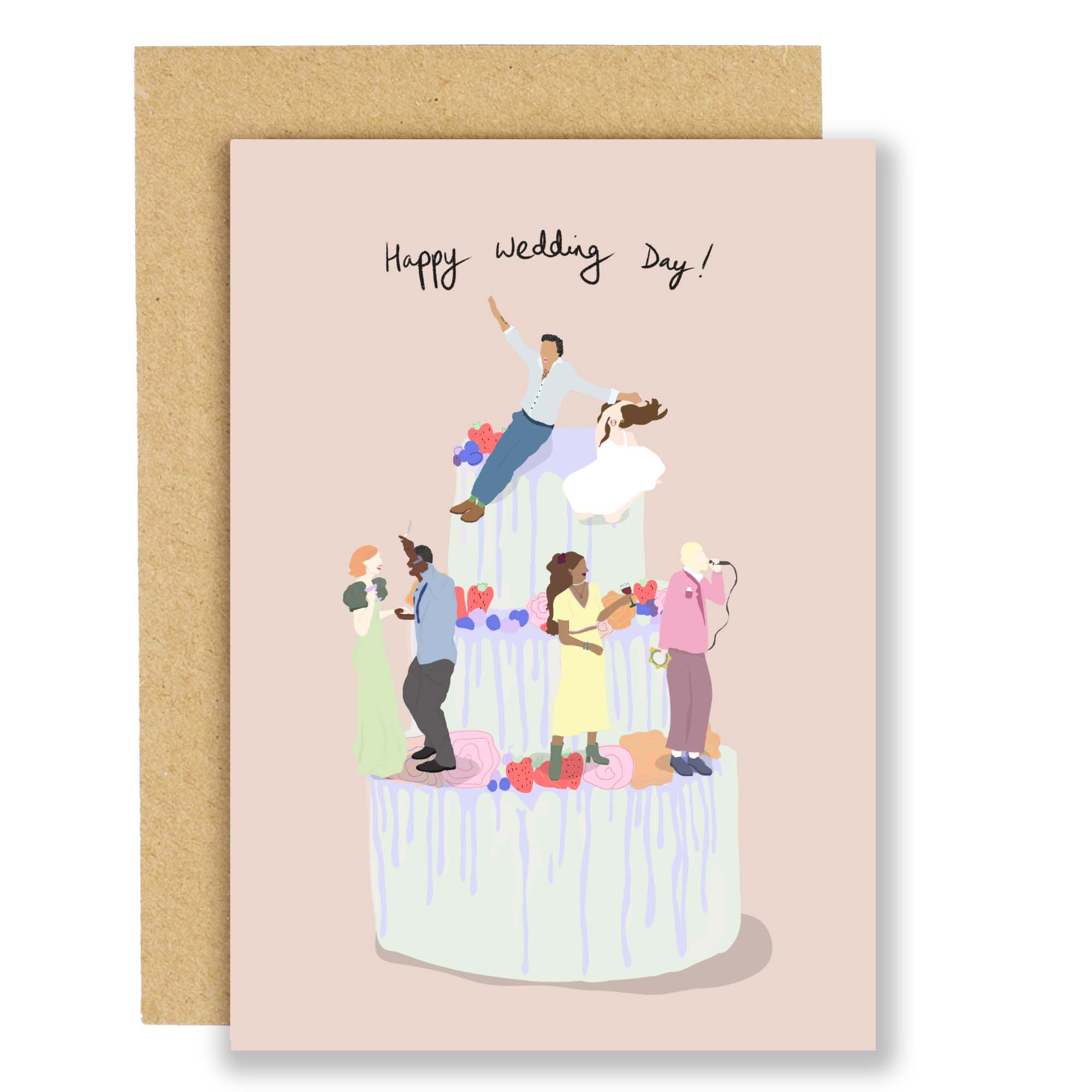 Dancing On The Wedding Cake | Greeting Card