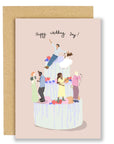 Dancing On The Wedding Cake | Greeting Card