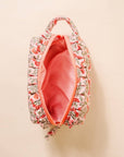 Quilted Cosmetic Pouch: Everbloom Dusty Rose