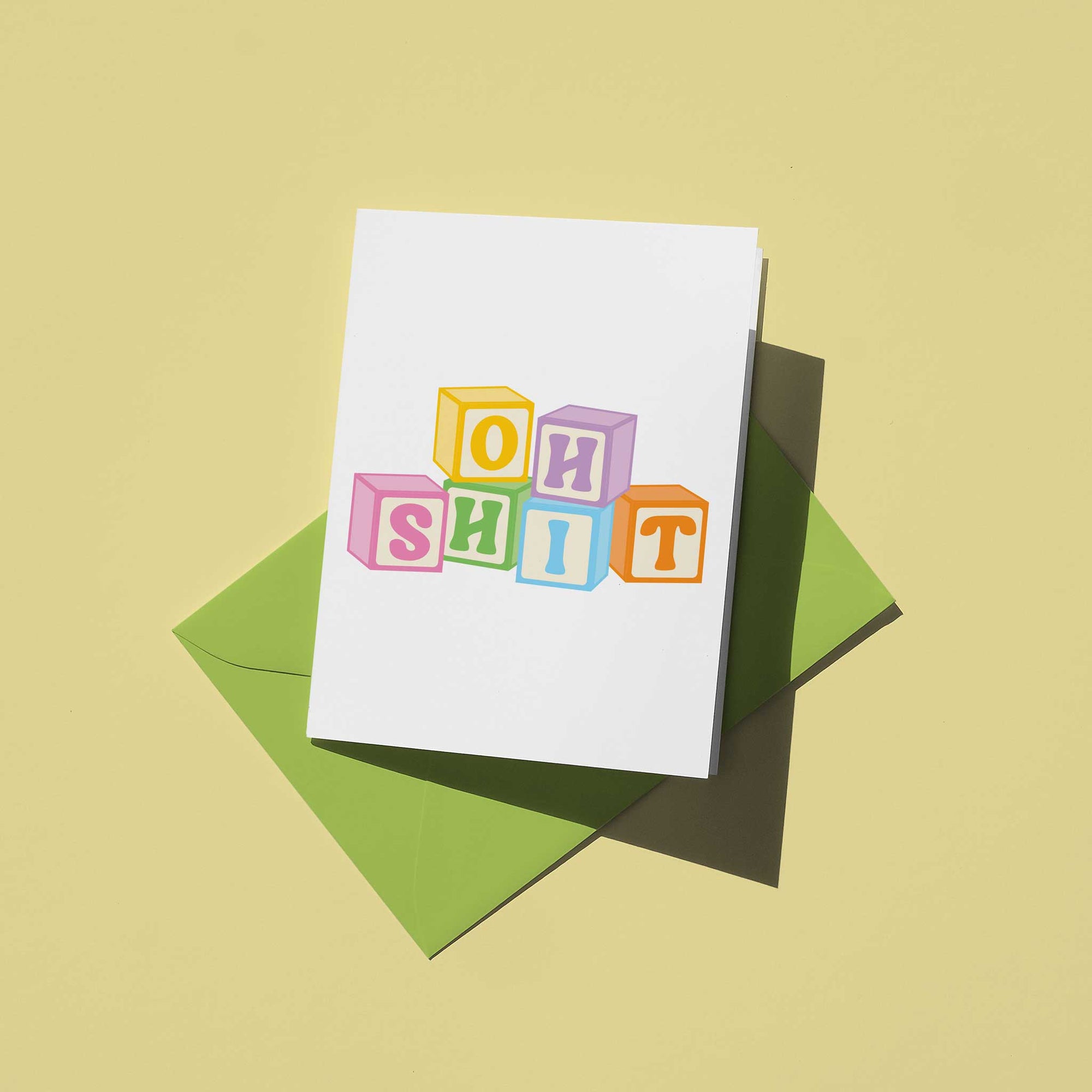 Oh Sh*t Baby Card