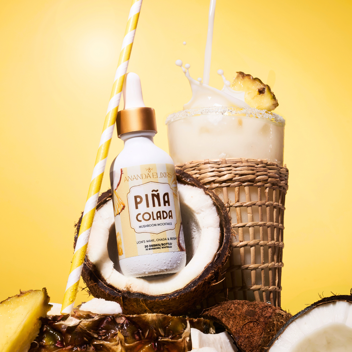 Mushroom Mocktails: Bliss Spritz