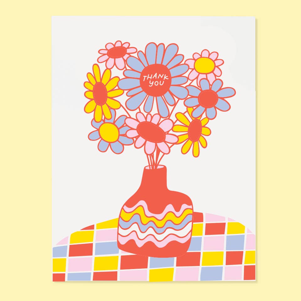 Thank You Vase Card