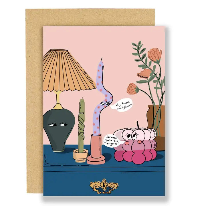 What Candles Talk About? | Greeting Card