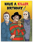 Birthday Killers - Greeting Card