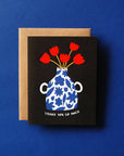 Thank You Vase - Greeting Card