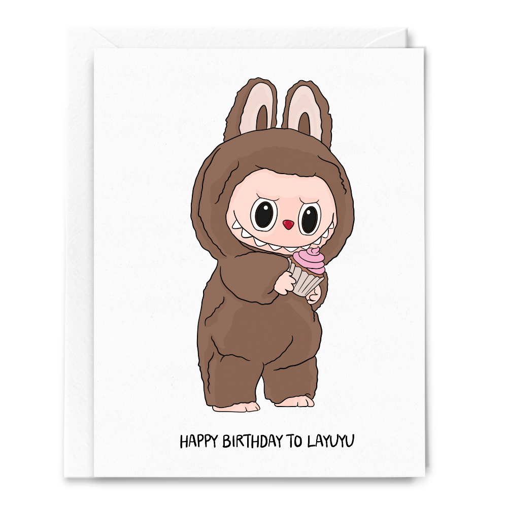 Monster Doll Birthday Card