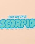 Scorpio Vinyl Sticker