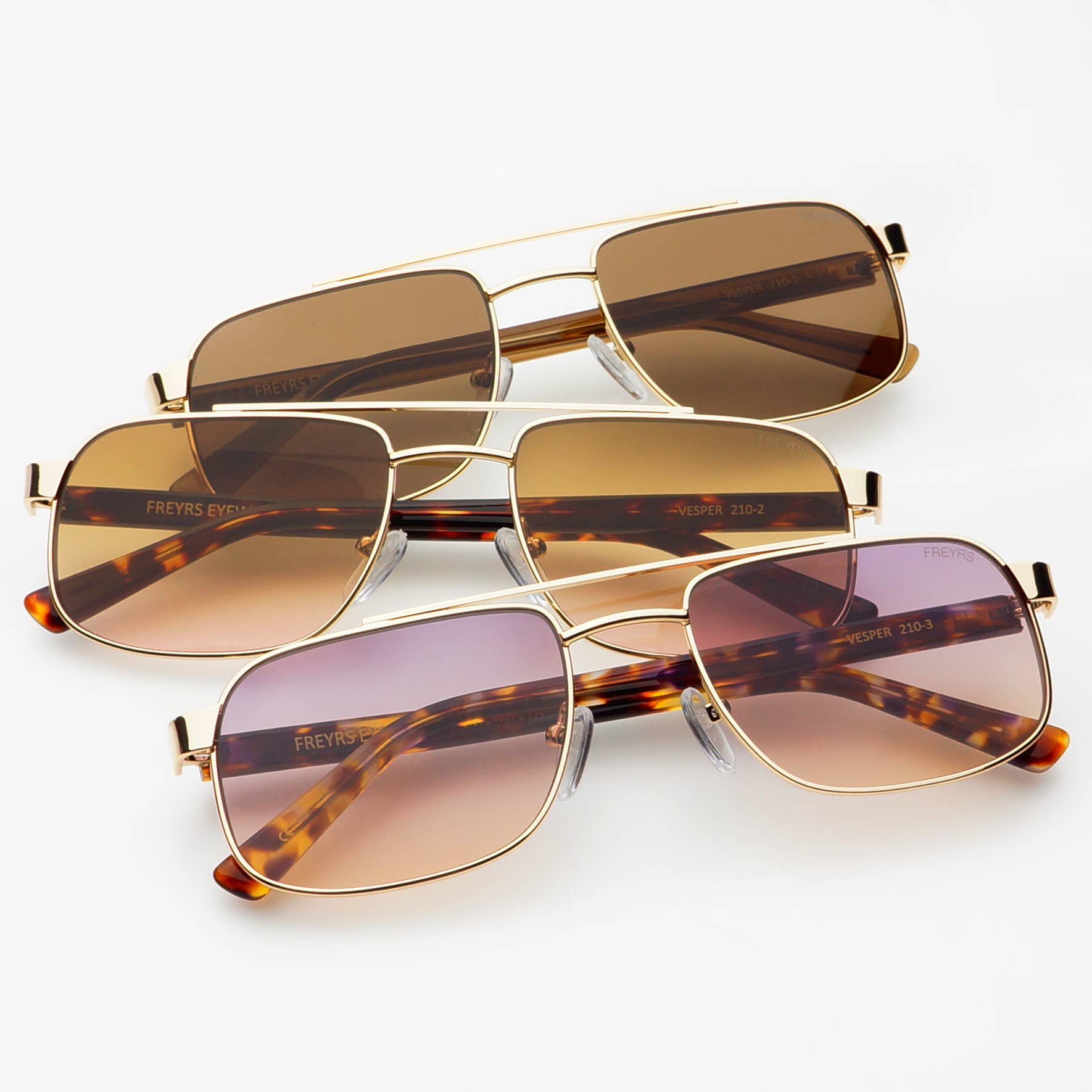 Vesper Sunnies: Gold / Sunset