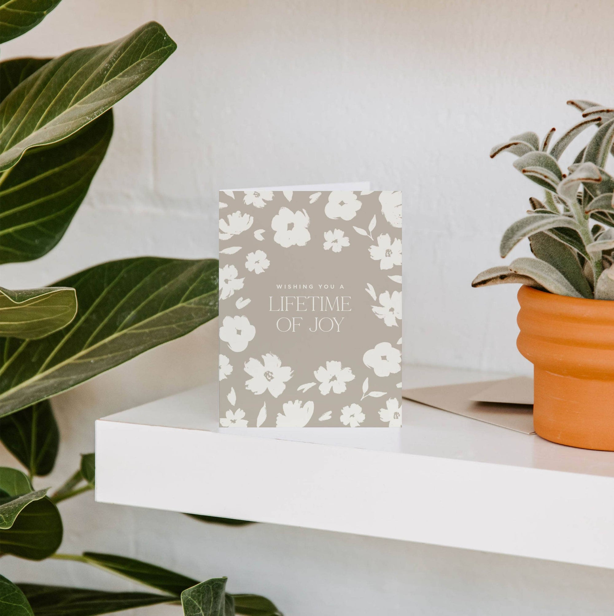 Lifetime of Joy Wedding Card