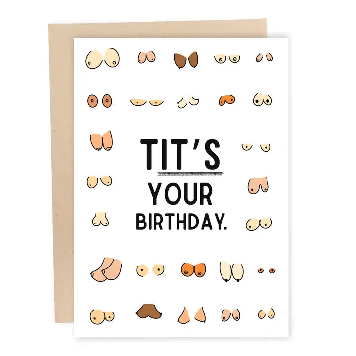 Tit's Your Birthday | Greeting Card
