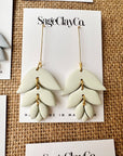 Irene Clay Earrings | Sage