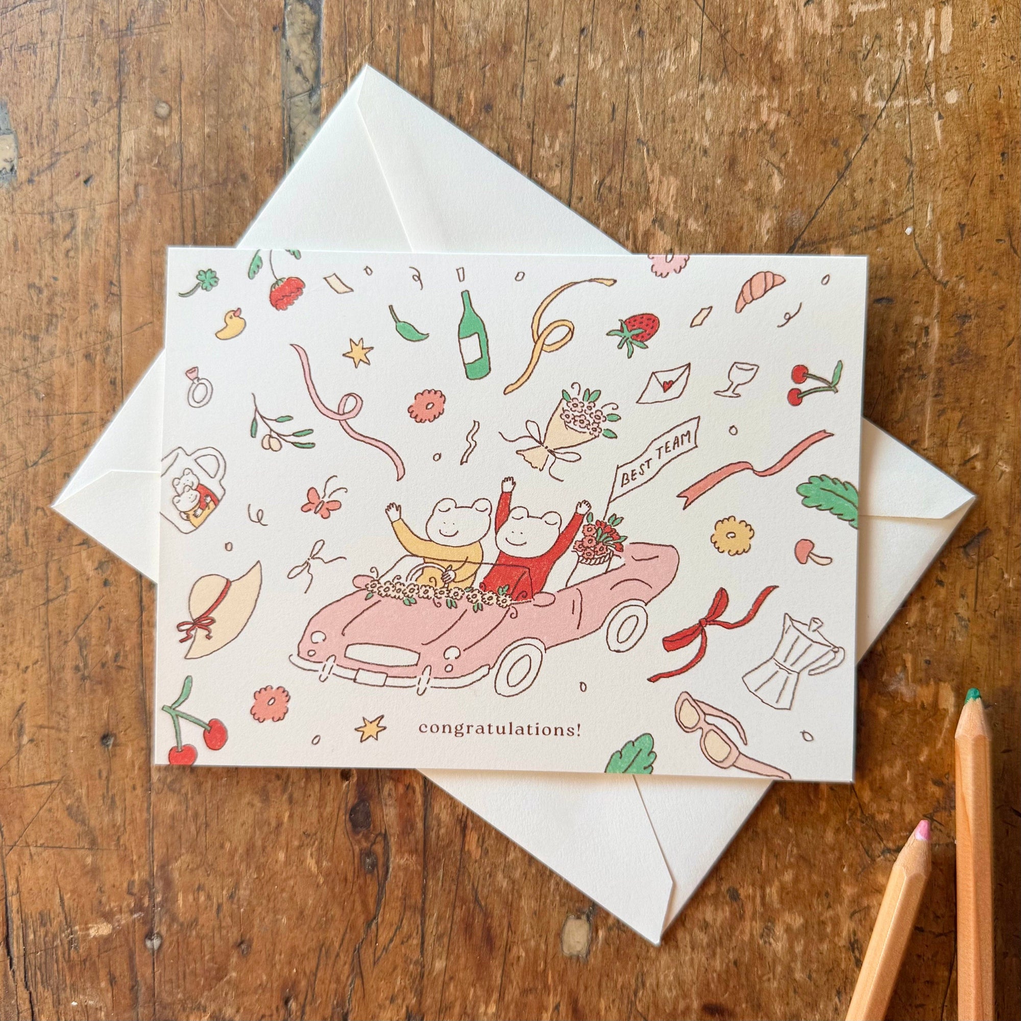 Just Married - Wedding Card