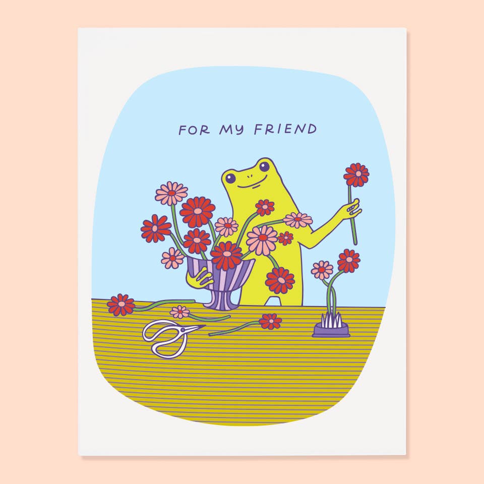 Frog Friend Card