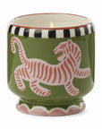 Dopo Hand-Painted Ceramic Candle | Tiger
