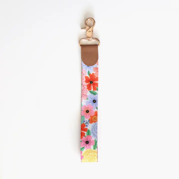Summer Floral Wristlet Lanyard
