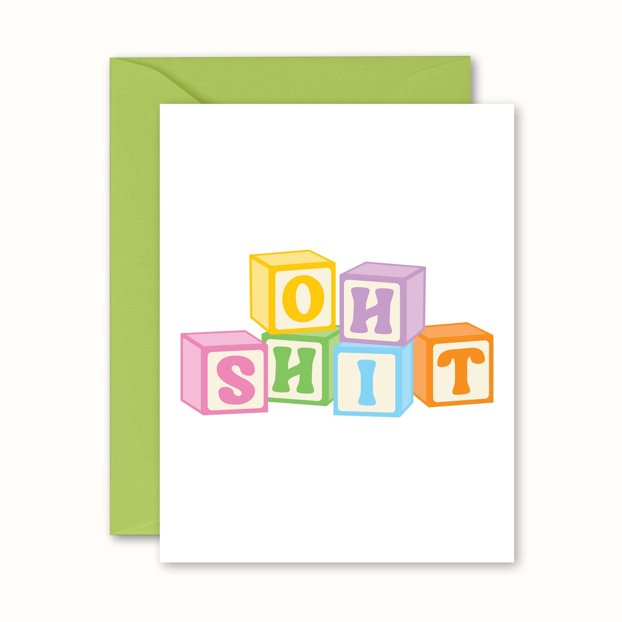 Oh Sh*t Baby Card