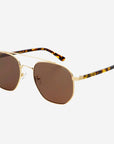 Austin Unisex Sunglasses | Gold Tortoise