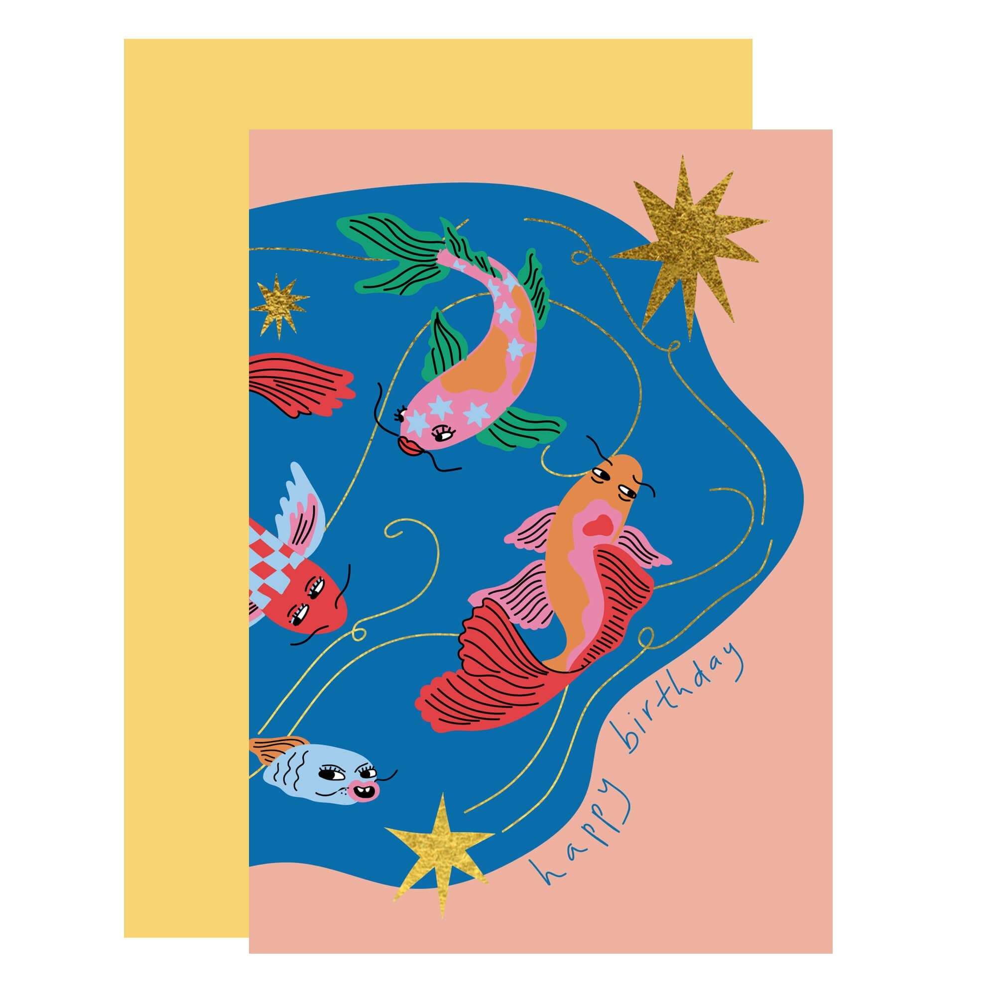 Coy Koi Birthday | Greeting Card