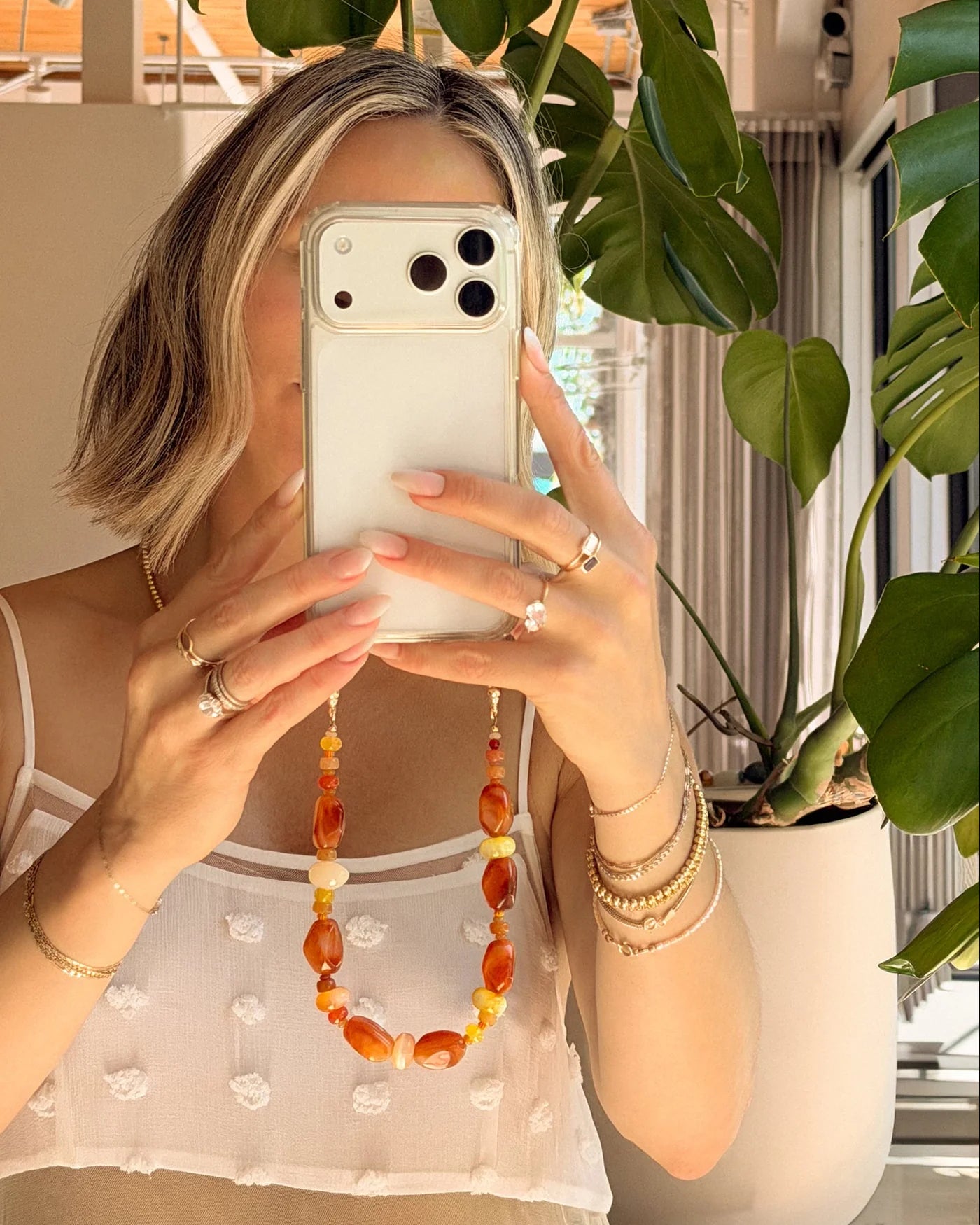 Aperol Spritz Phone Wristlet