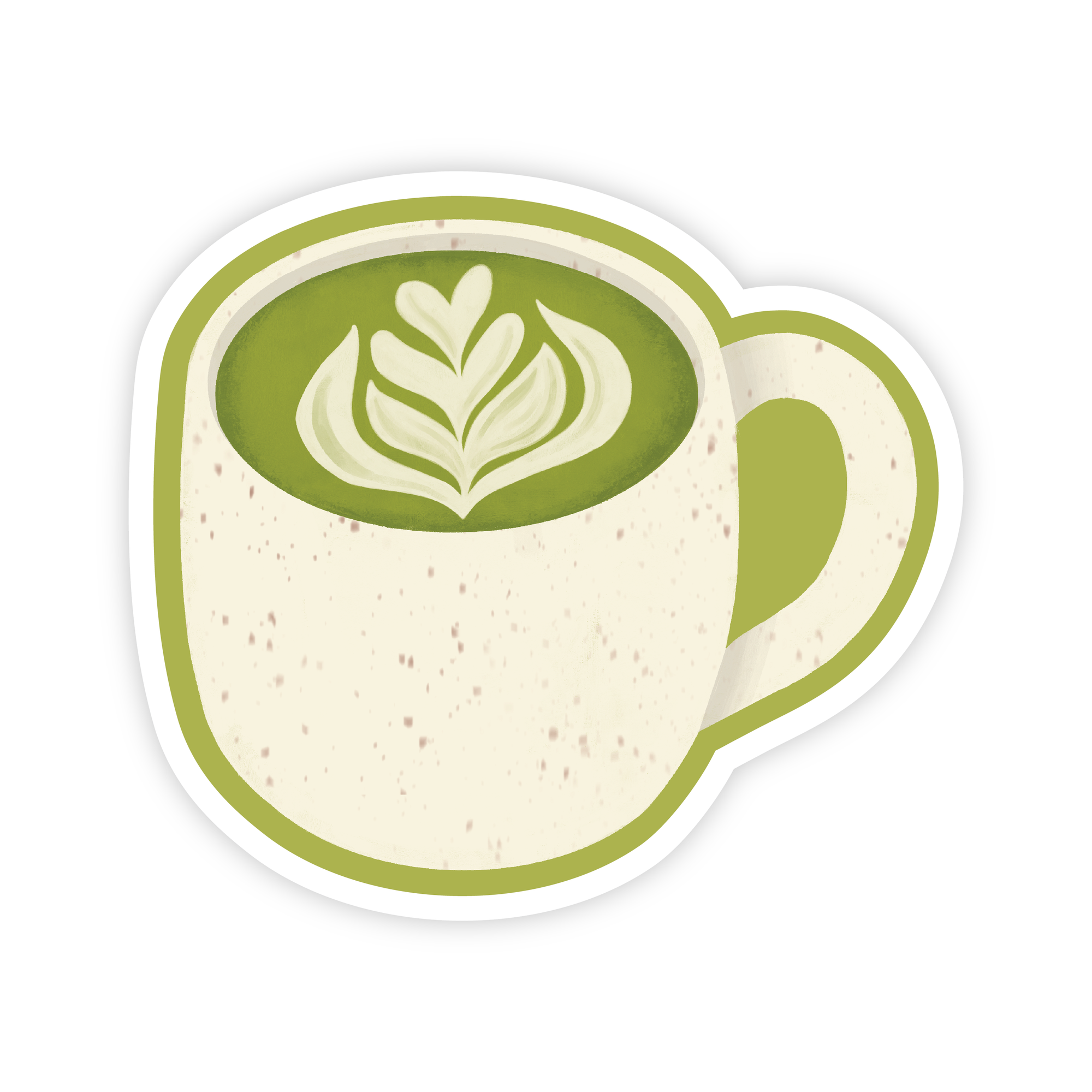 Cozy Matcha Latte | Sticker