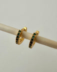 Tara Huggies Gold- Emerald