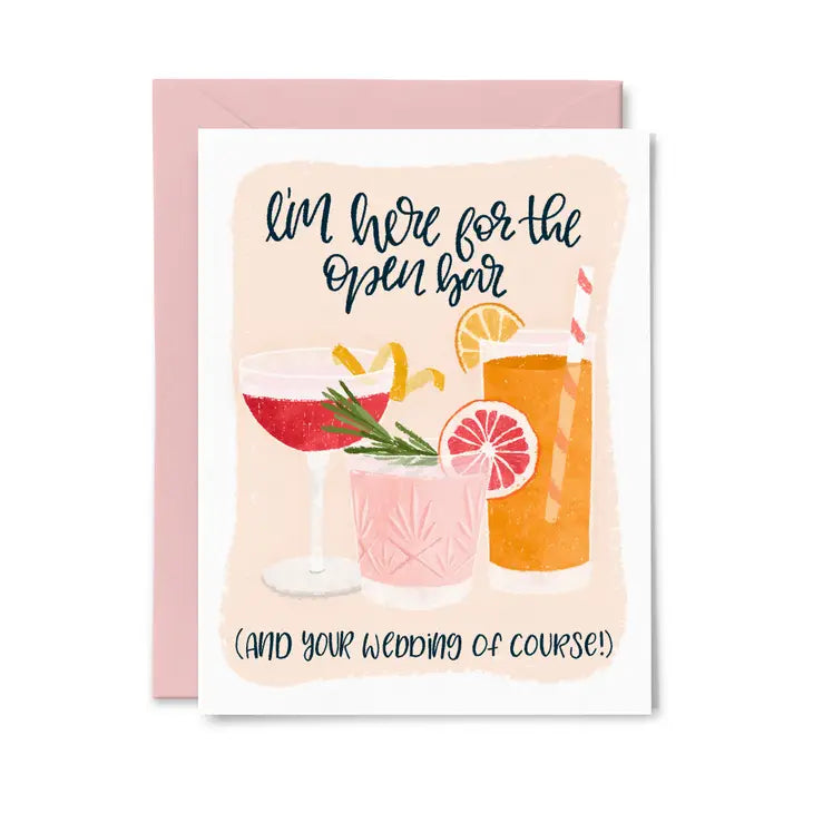 Open Bar - Greeting Card