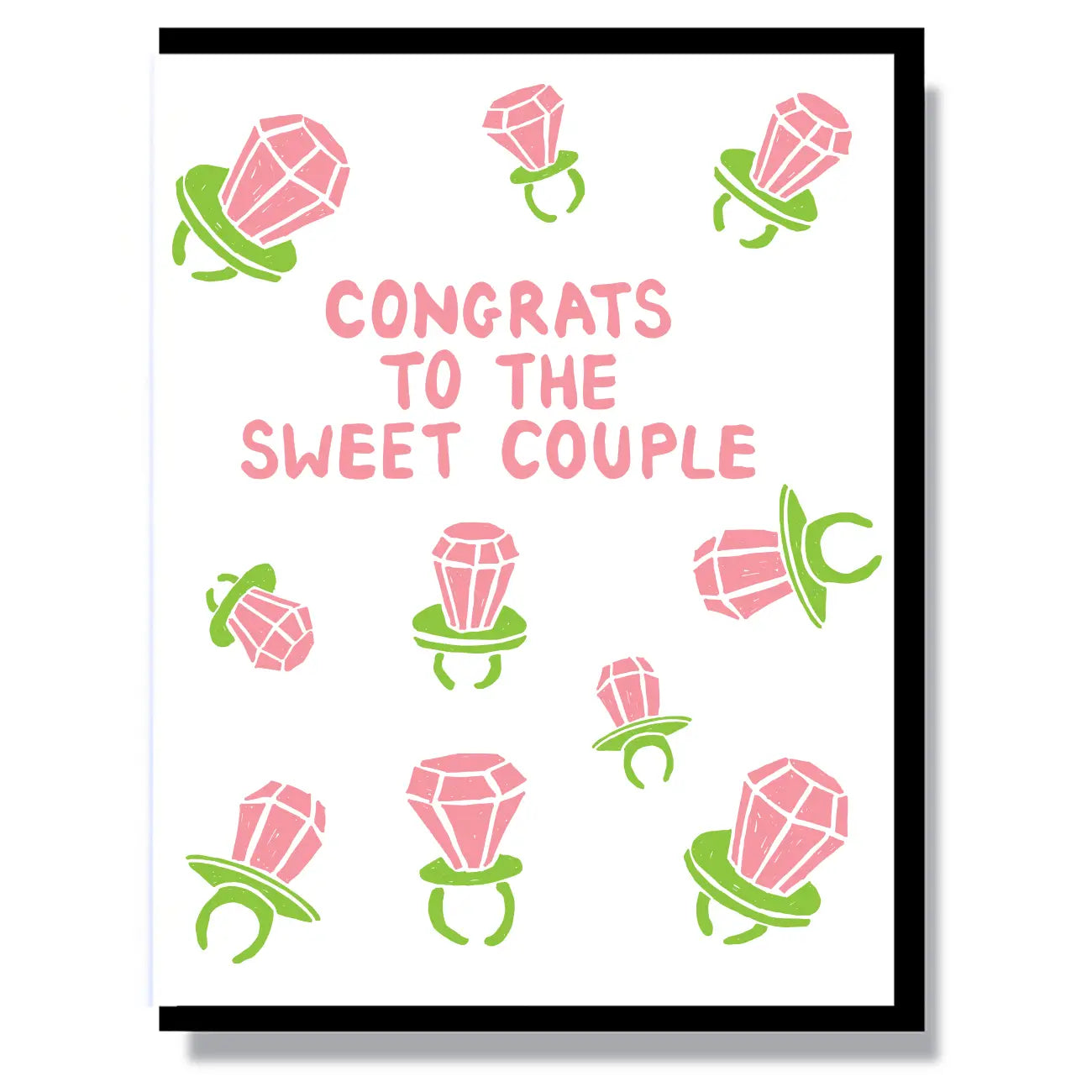 Congrats Sweet Couple - Greeting Card