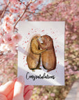 Prairie Dog Couple - Funny Wedding Card