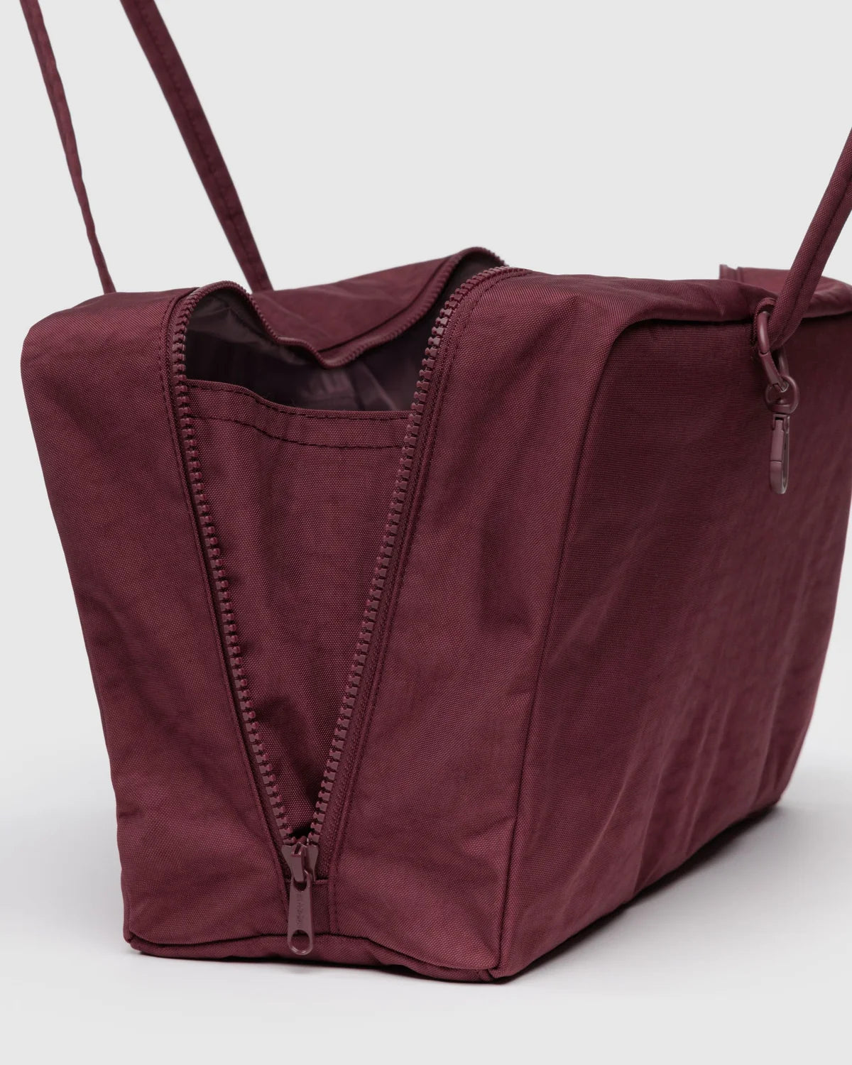 Baggu Medium Nylon Bowler Bag | Mahogany