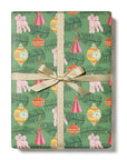 Christmas Poodle Wrapping Paper