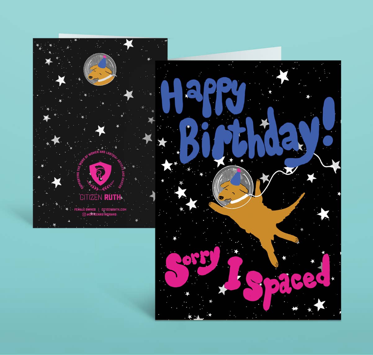 Happy Birthday! Sorry I Spaced Card
