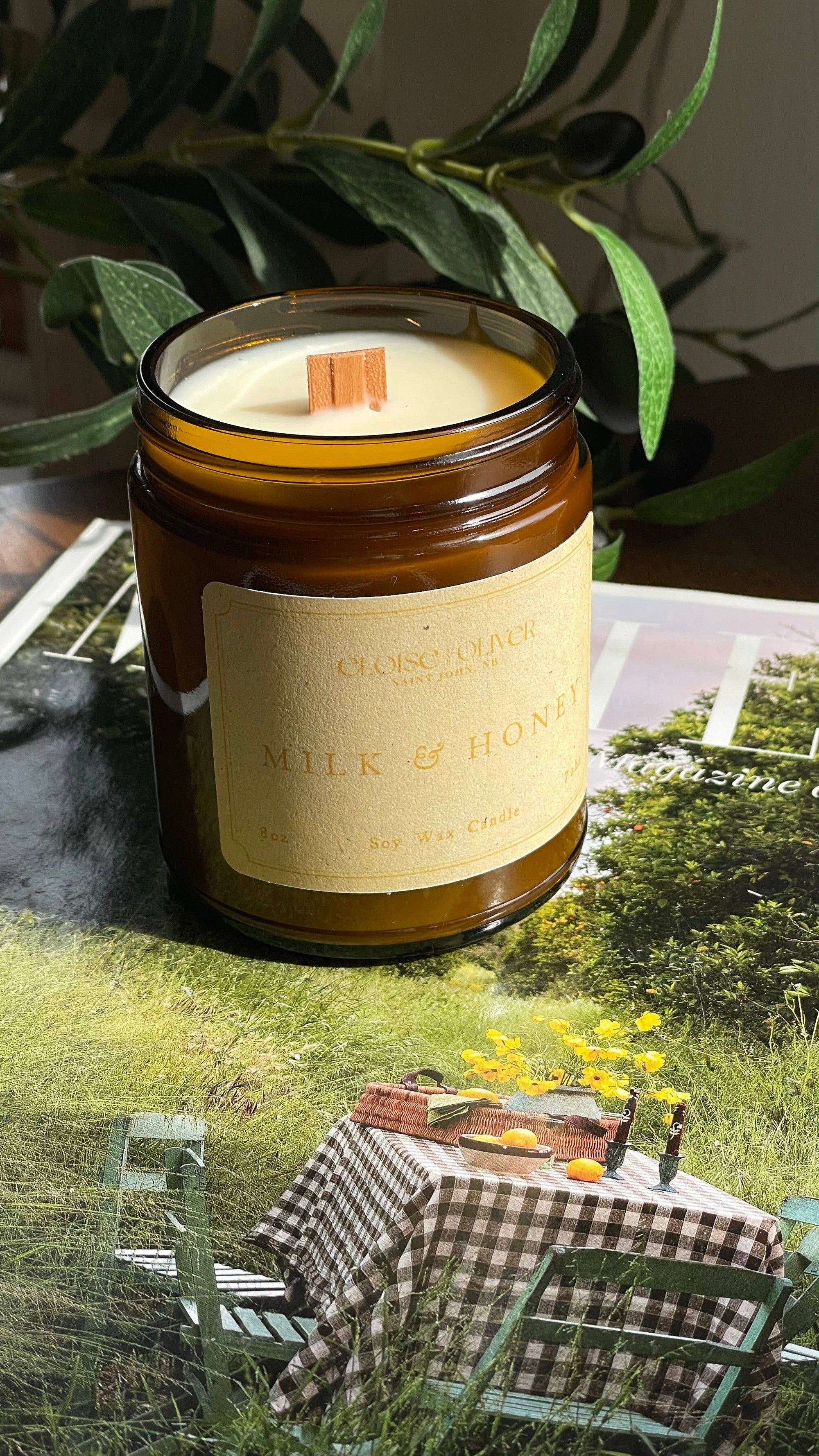 Milk and Honey Candle