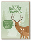 Dad Joke Champion Card