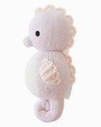 Baby Seahorse (lilac) | Hand-Knit Doll