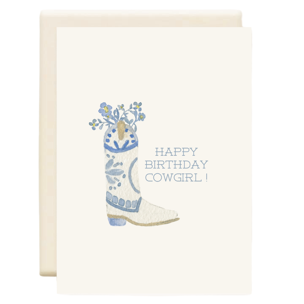 Happy Birthday Cowgirl  | Birthday Greeting Card