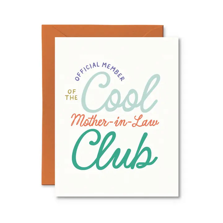 Cool Mother-in-Law Club | Greeting Card