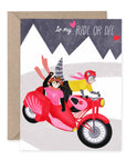 Motorcycle Cats | Greeting Card
