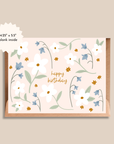 Birthday Floral Pattern | Greeting Card