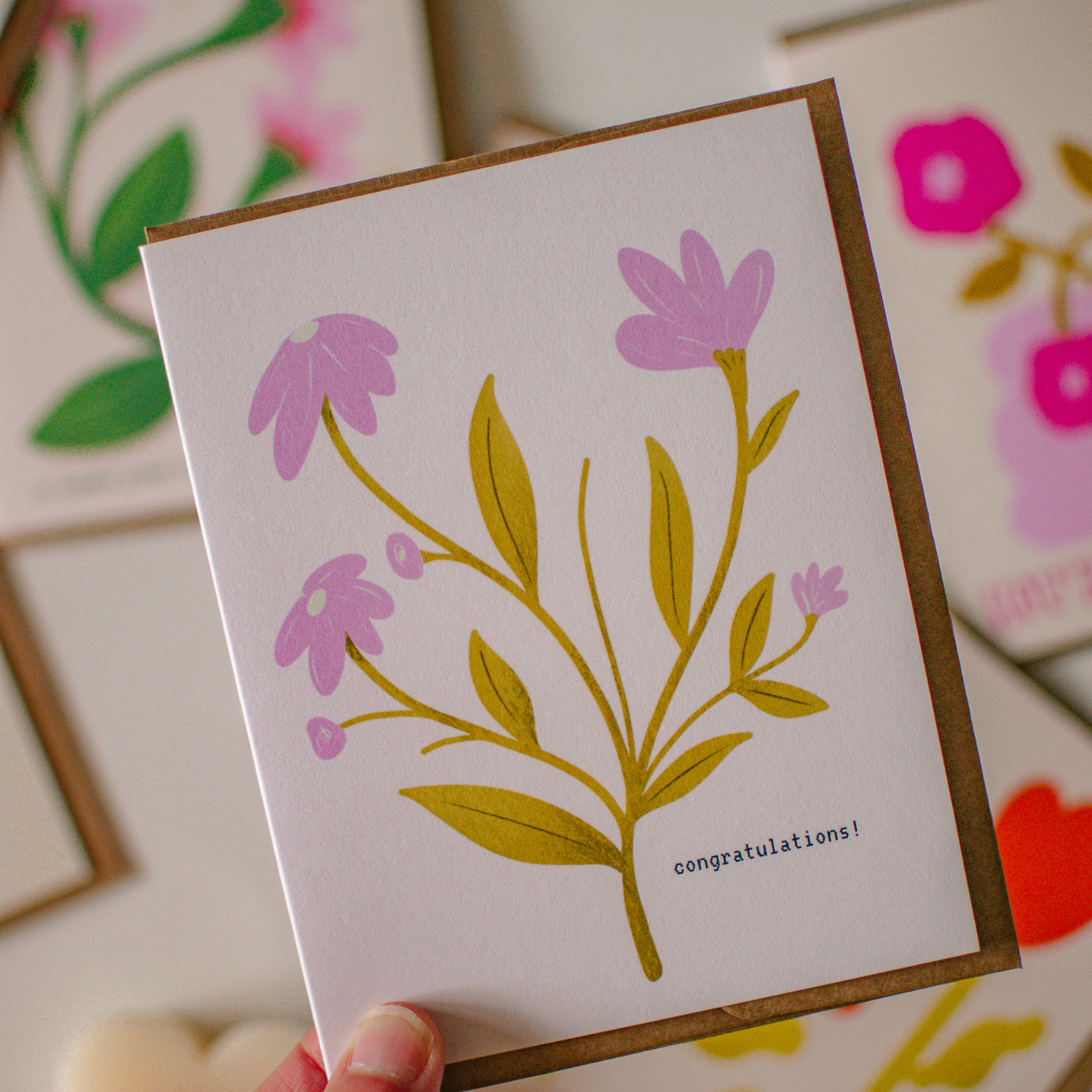 Congratulations Flower | Greeting Card