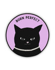 Fancy Black Cat Sticker