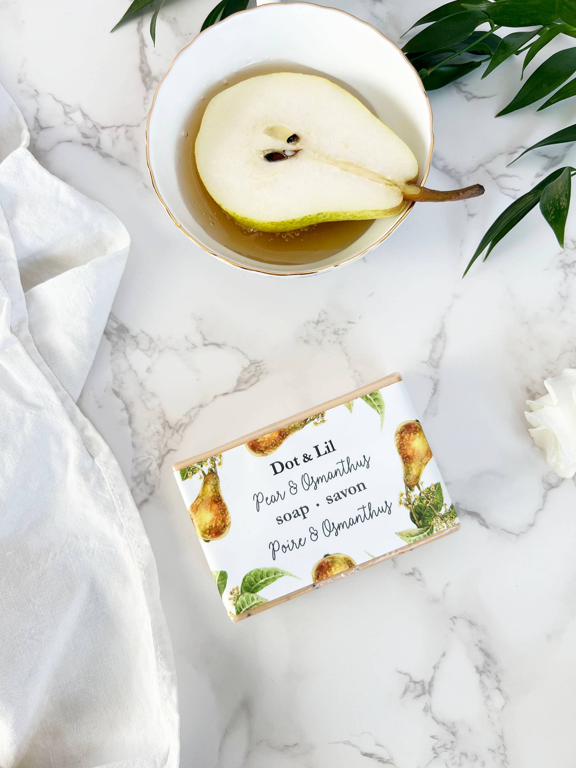 Pear &amp; Osmanthus soap