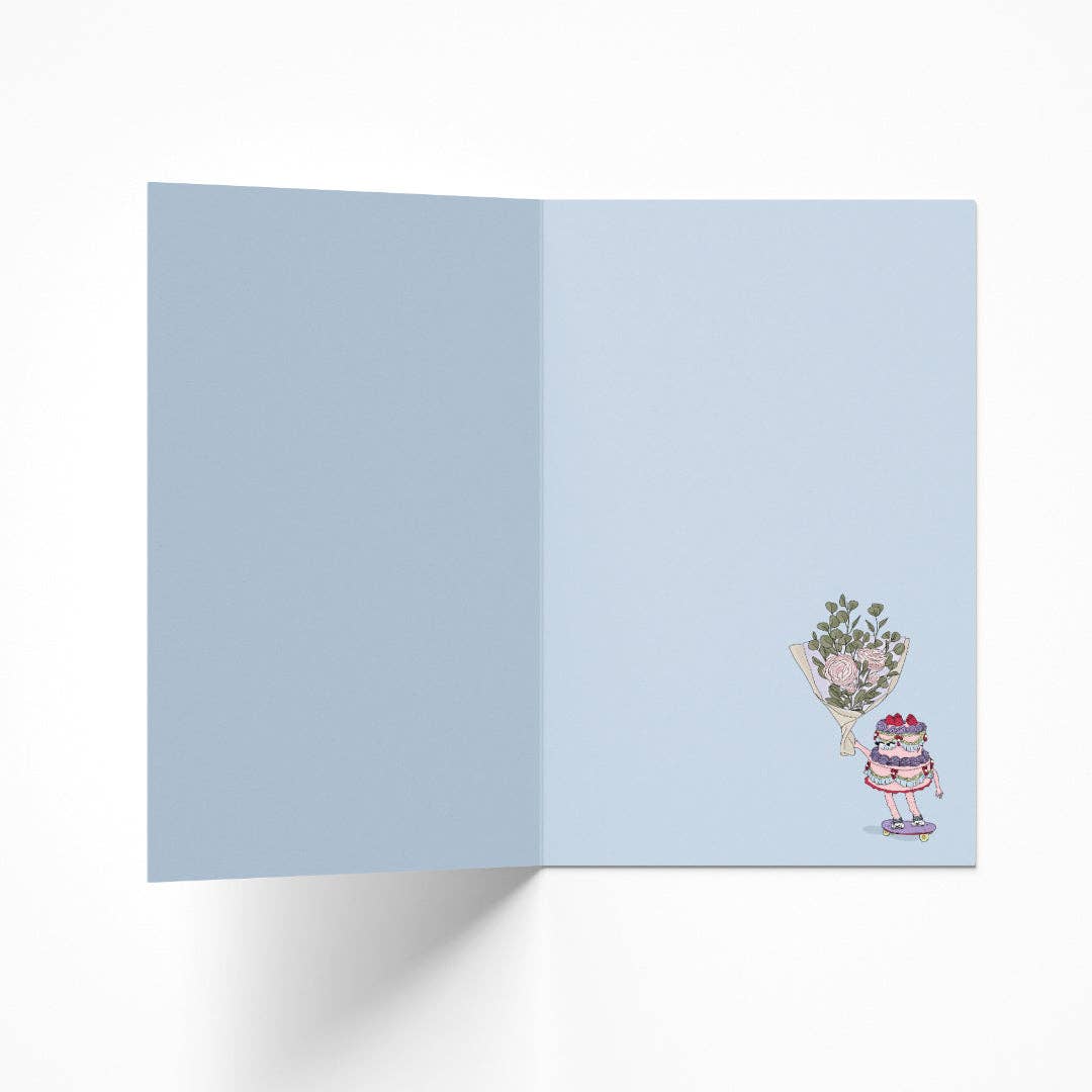 Cake on Skates | Greeting Card