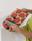 Puffy Laptop Sleeve: Strawberry