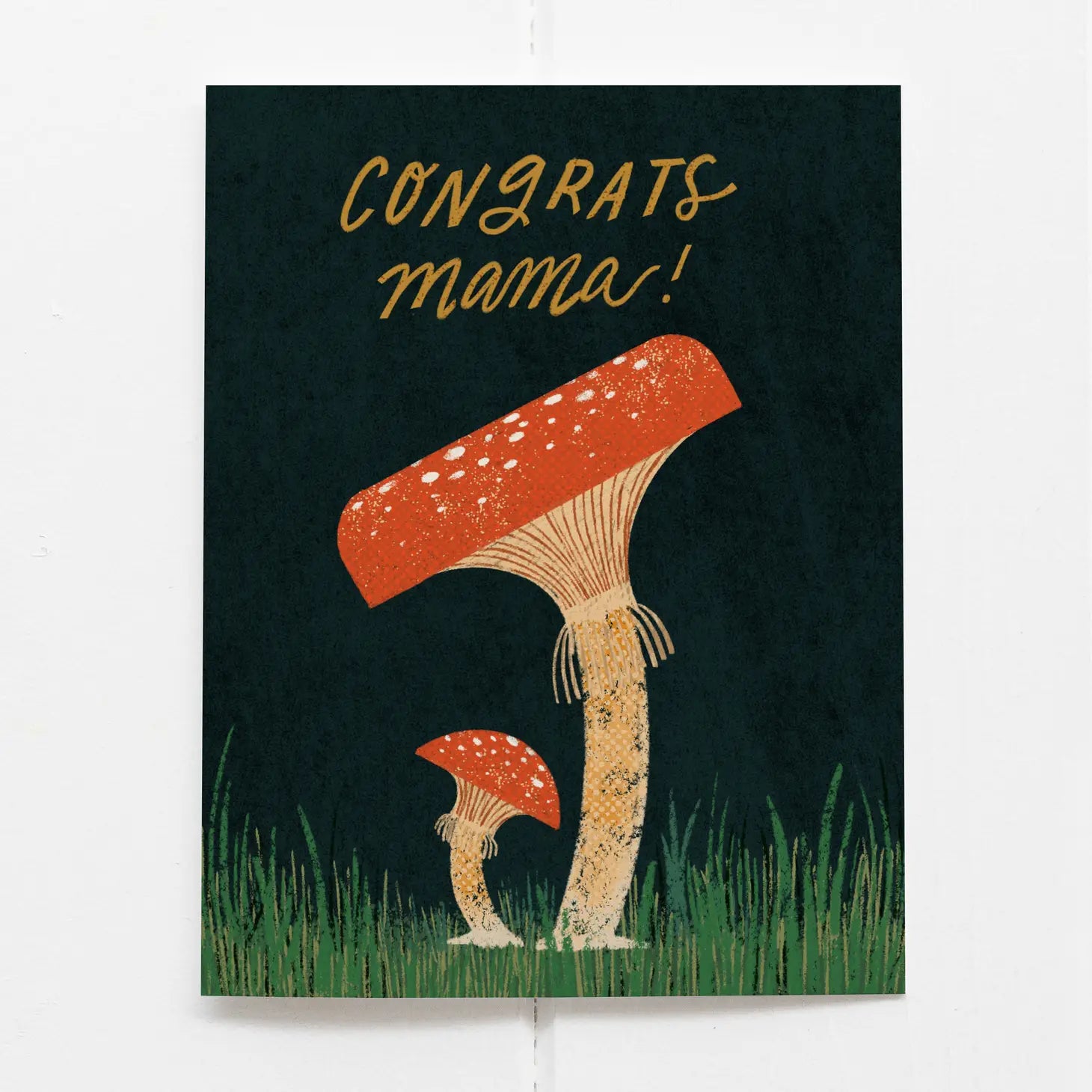 Mama Mushroom - Greeting Card