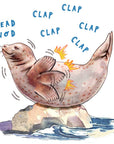 Claps Congrats Seal OF Approval - Funny Congratulations Card