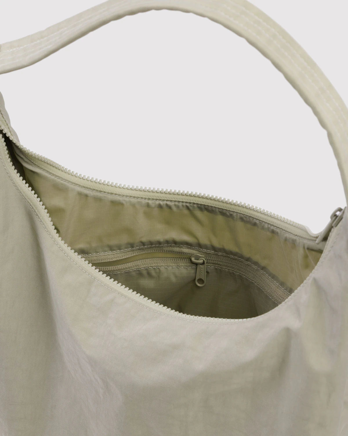 Nylon Shoulder Bag | Celadon