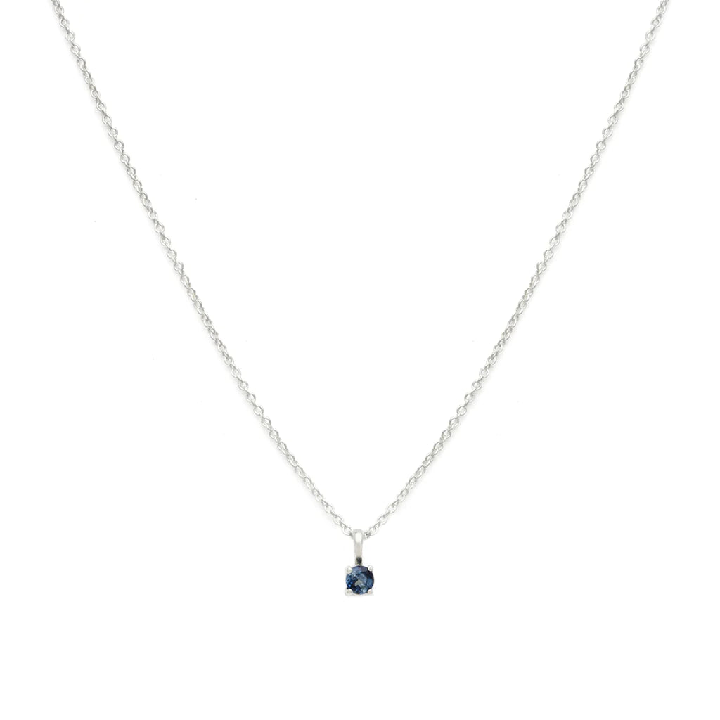 Birthstone Necklace: Sapphire