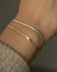 Herringbone Bracelet | Gold