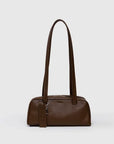 Baggu Small Recycled Leather Bowler Bag - Brown